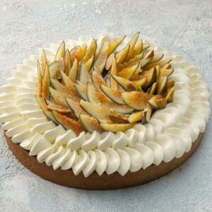 Tarte aux figues rôties au verjus par Nina Métayer